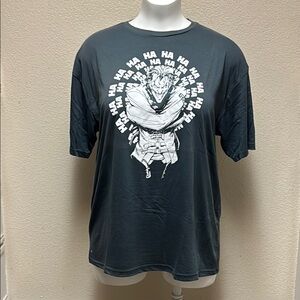 Men's Gray Batman Joker Graphic T-Shirt